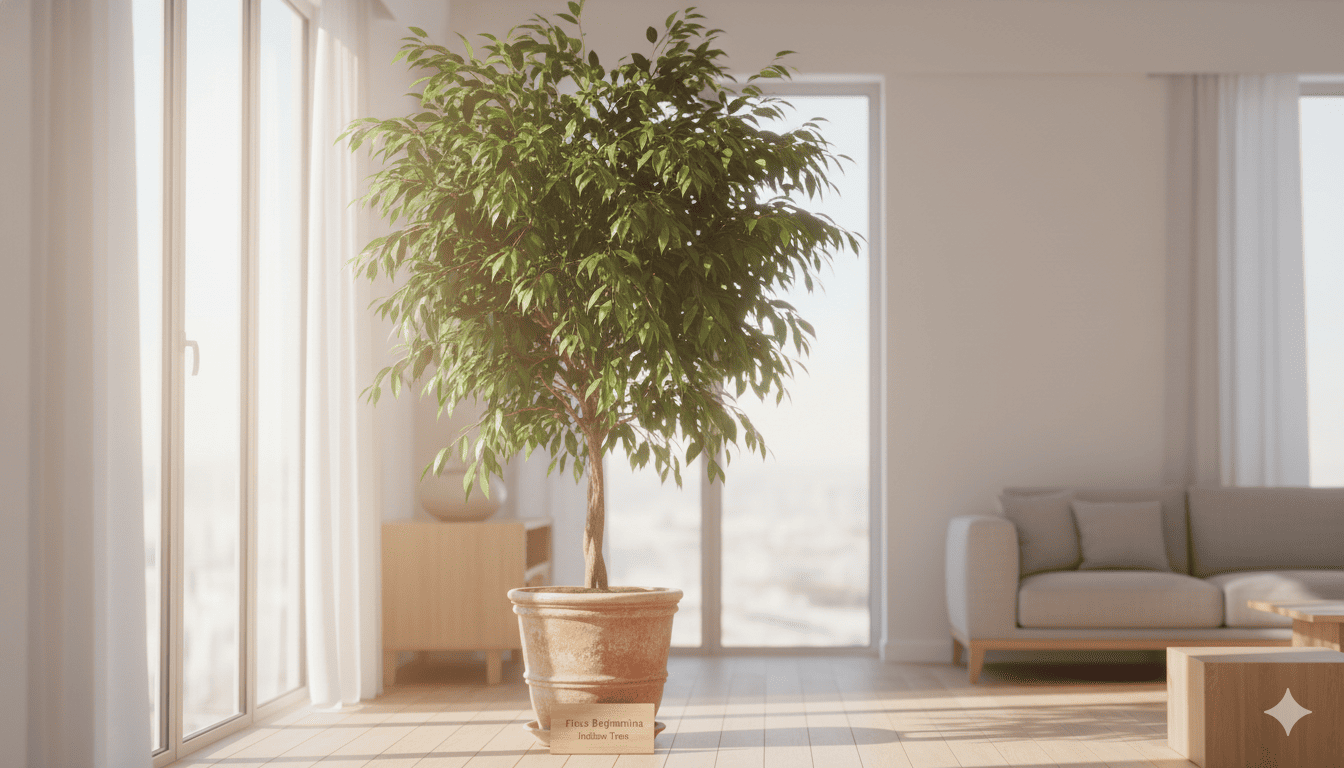 Ficus Benjamina indoor tree